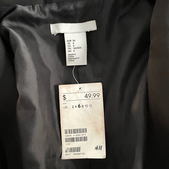 NWT HM PREMIUM DRESS BLAZER DRESS VEST - Picture 3 of 6